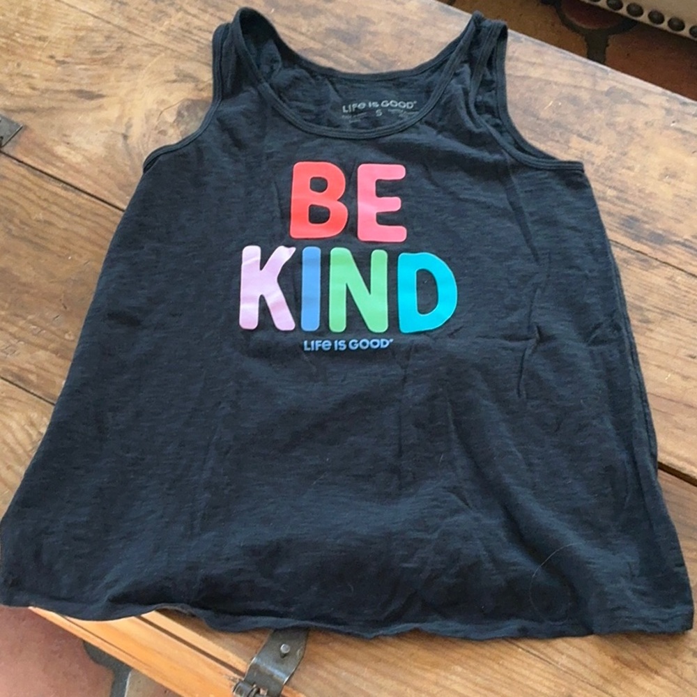 Life is Good Women’s Black 'Be Kind' Tank Top